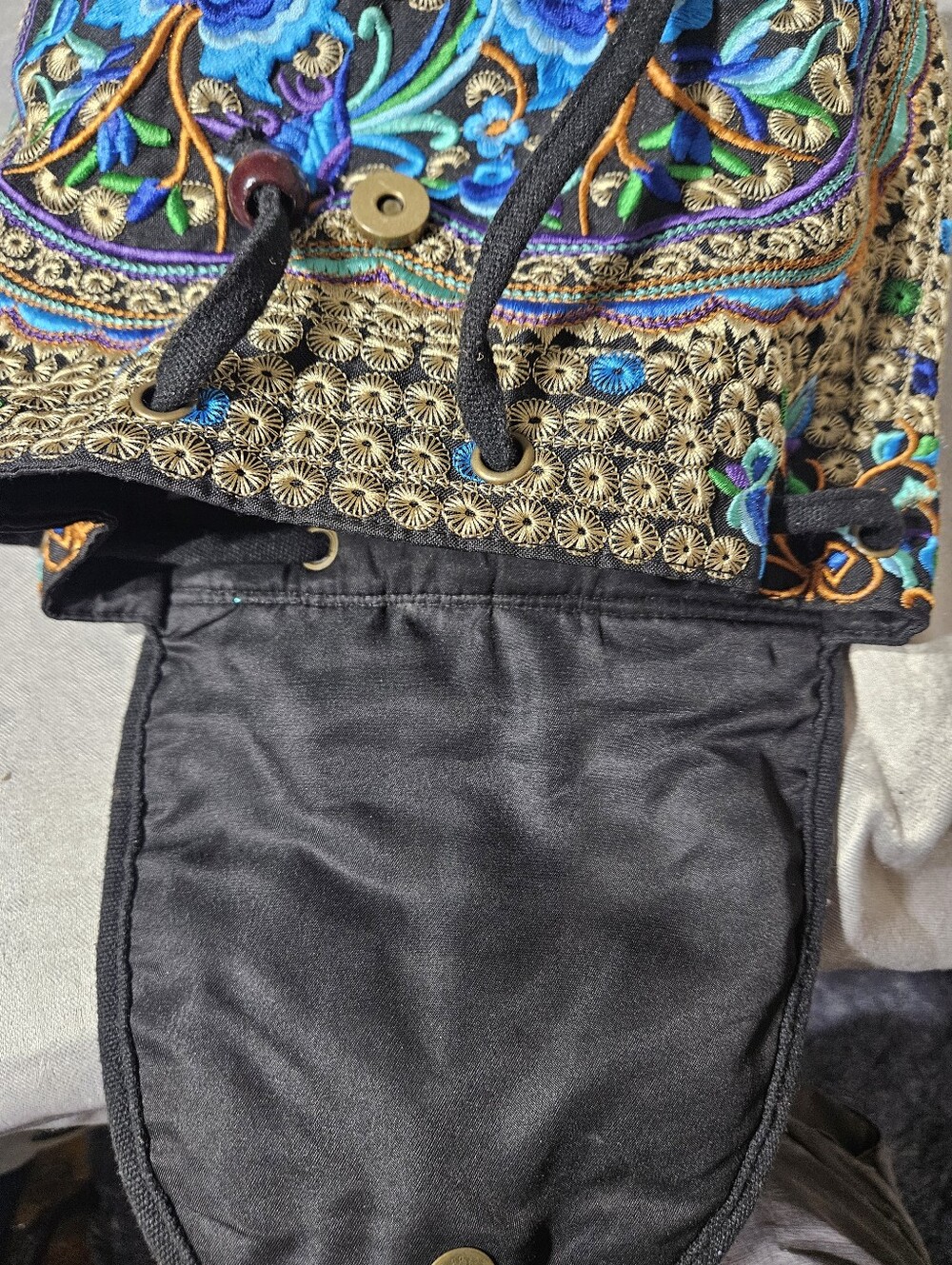 Embroidered Boho Backpack - Picture 7 of 7